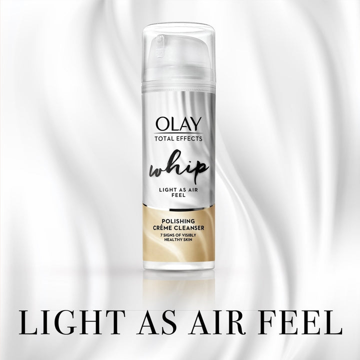 (2 Pack) Olay Total Effects Face WashWhip Polishing Crme Cleanser5 fl oz Image 4