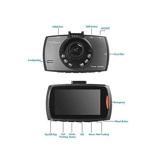 HD 1080p Car Dash CamCorder with Night Vision Image 3