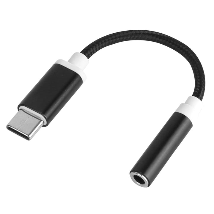 USB C Type C Adapter Port to 3.5mm Aux Audio Jack Image 1