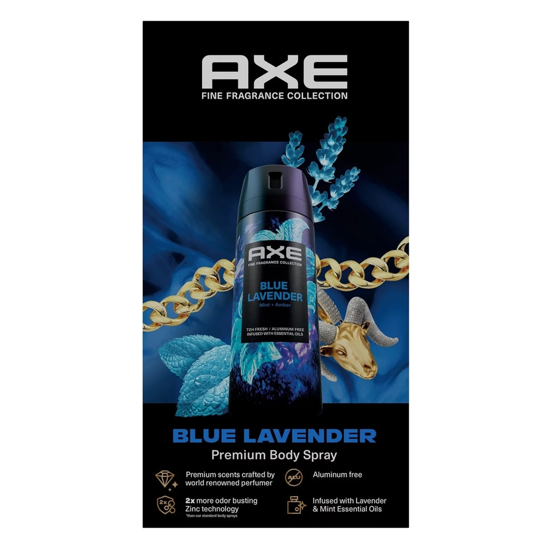 Axe Fine Fragrance Collection Premium Deodorant Body SprayBlue Lavender (3 Ct) Image 2