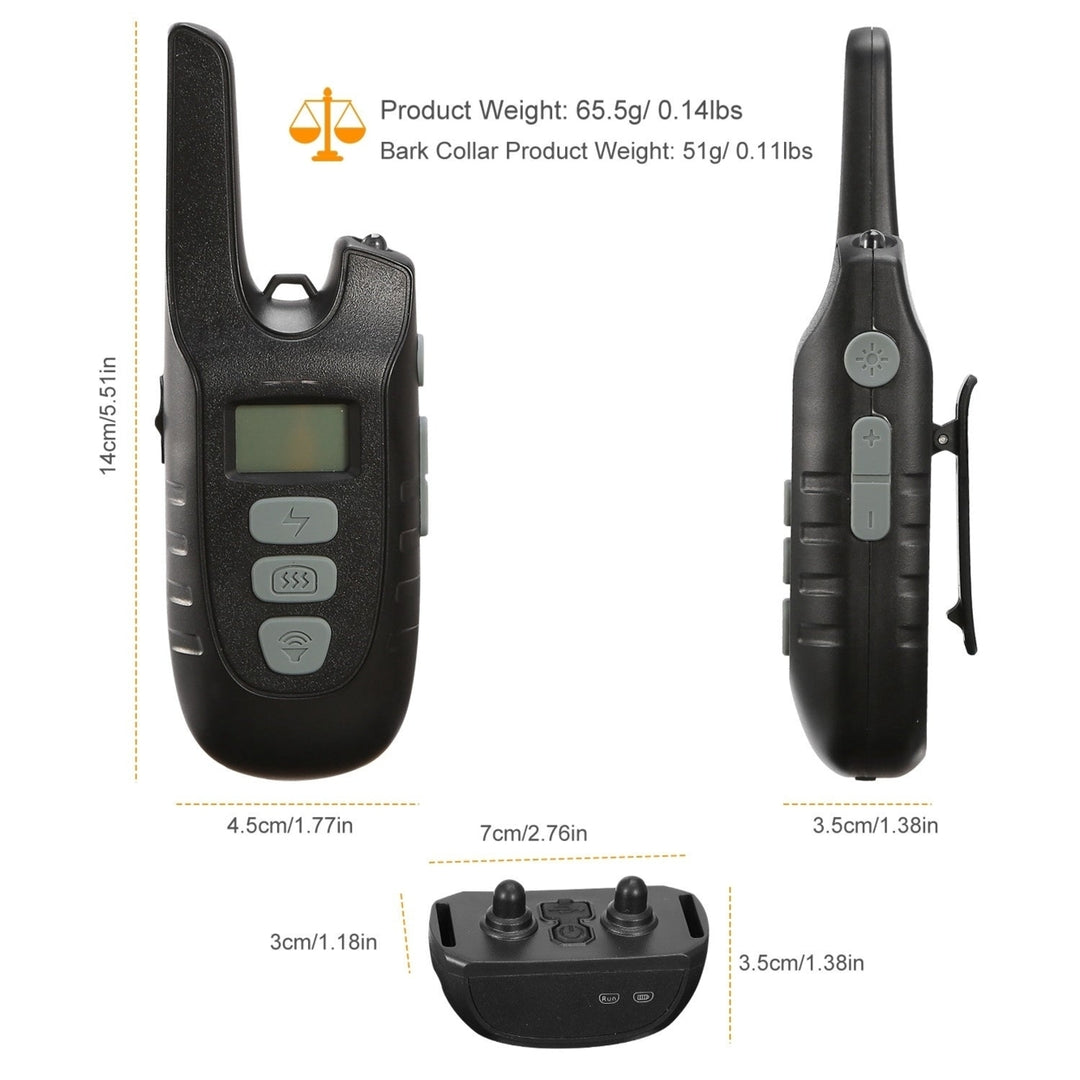 Dog Training Collar IP67 Waterproof Rechargeable Dog Shock Collar with 1640FT Remote Range Beep Vibration Shock 3 Image 10