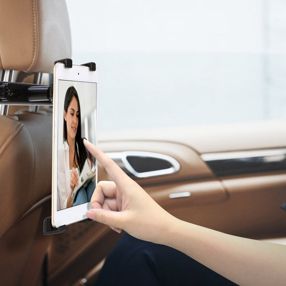 Car Headrest Tablet Mount 360 Rotation Car Tablet Holder Universal for 7-11 Inch iPad Image 12