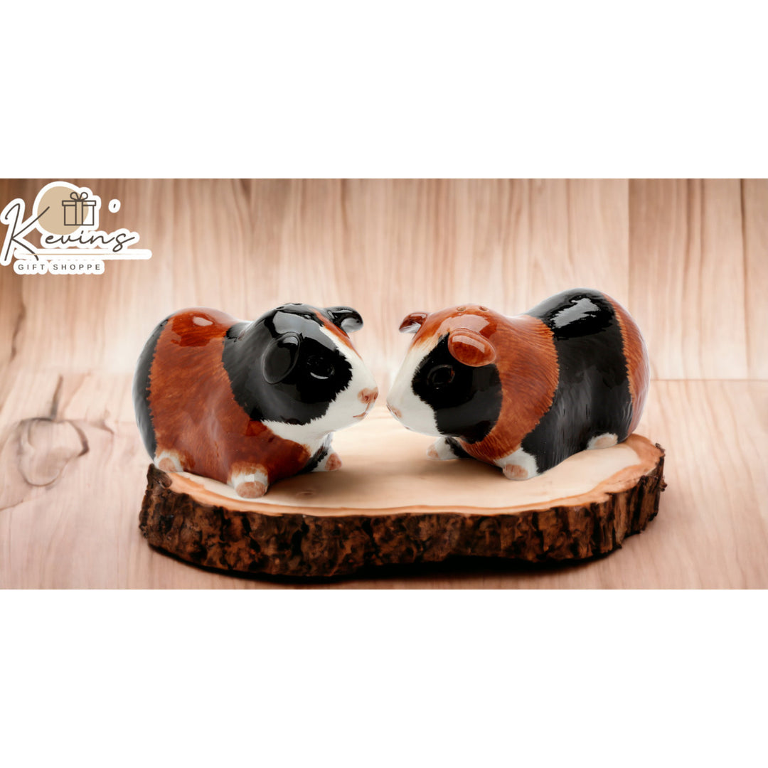 Hand Painted Ceramic Guinea Pig Salt and Pepper ShakersHome DcorKitchen Dcor Image 1