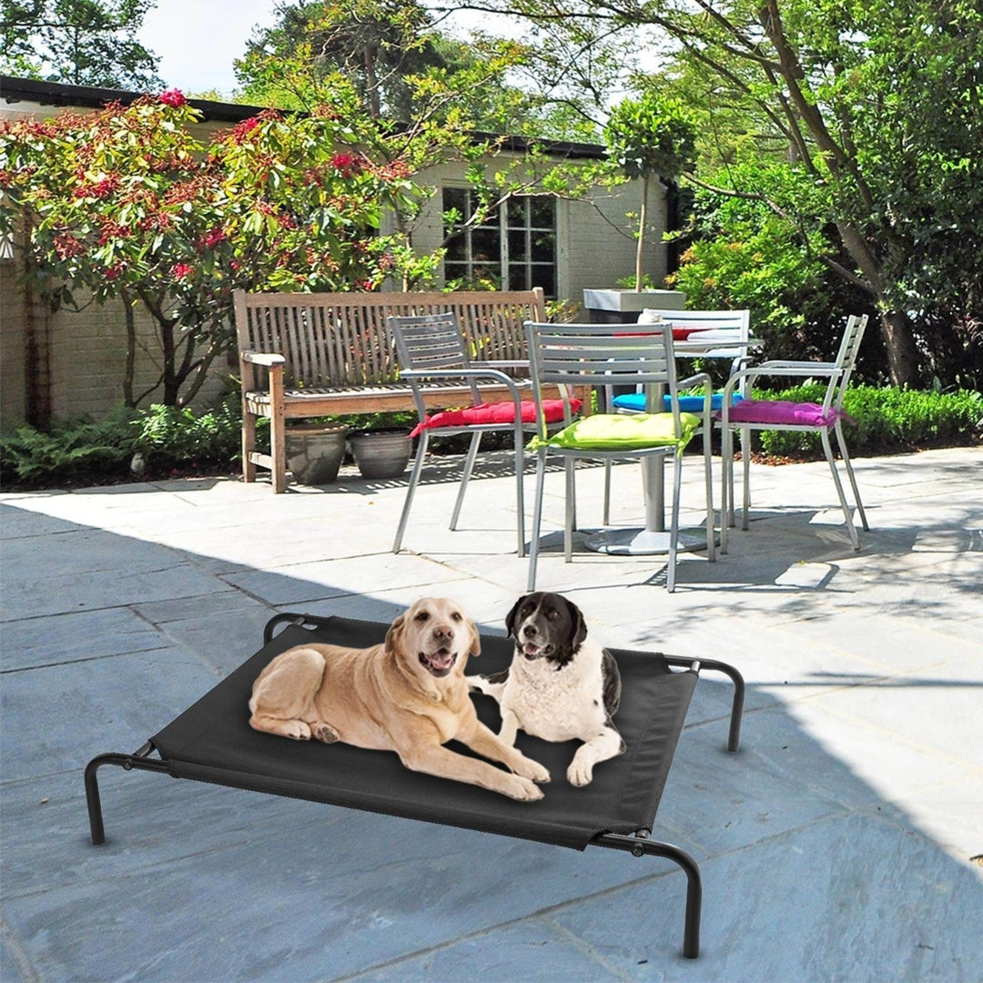 Elevated Pet Bed Dogs Cot Dogs Cats Cool Bed L Size Image 11