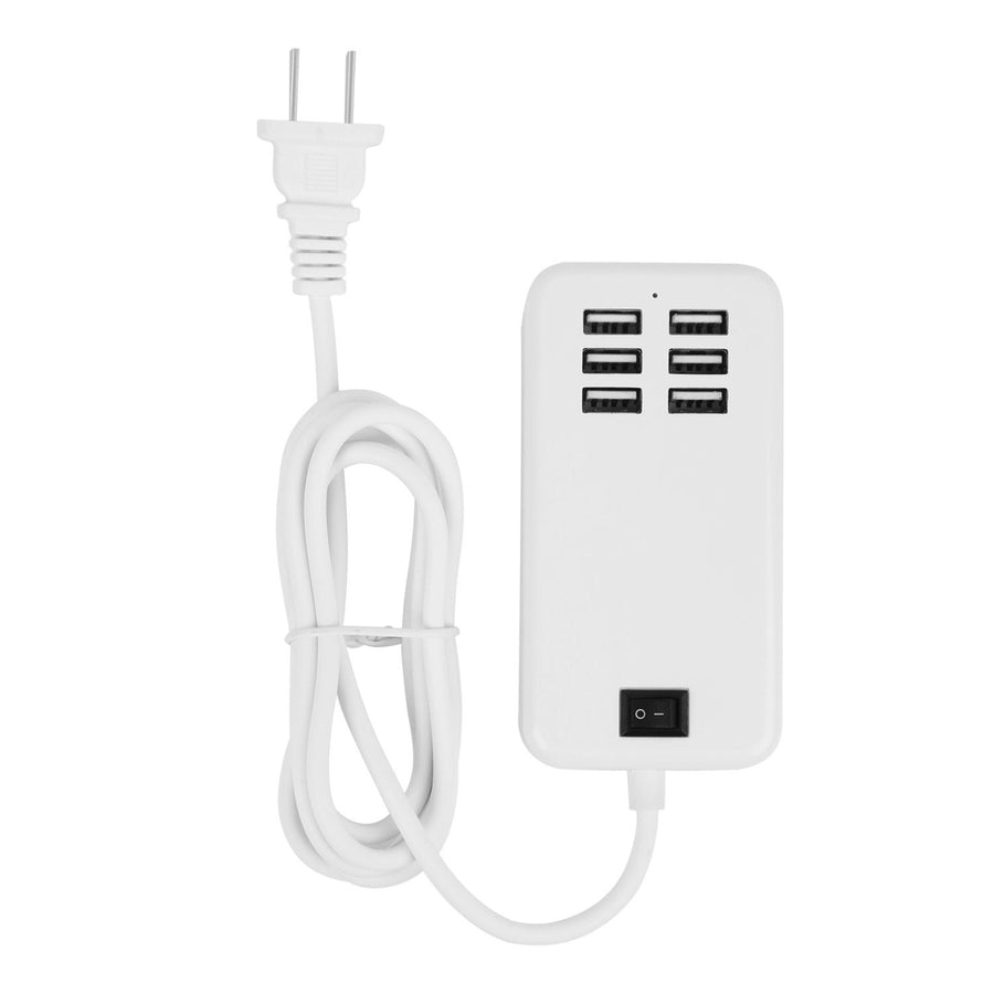 Multiport 6-USB US AC Wall Charger Image 1