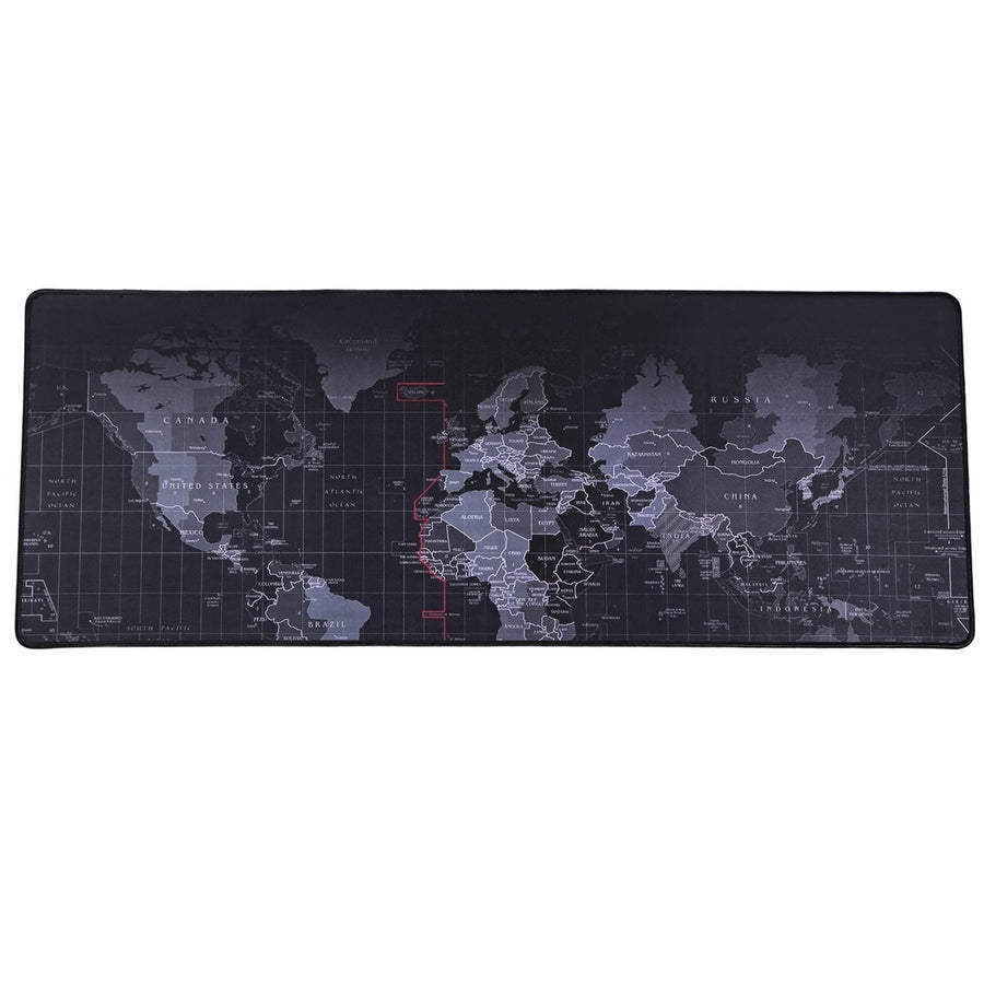 Large Gaming Mouse Pad Non-Slip Rubber Base Mousepad Durable Stitched Edges Smooth Surface Image 1
