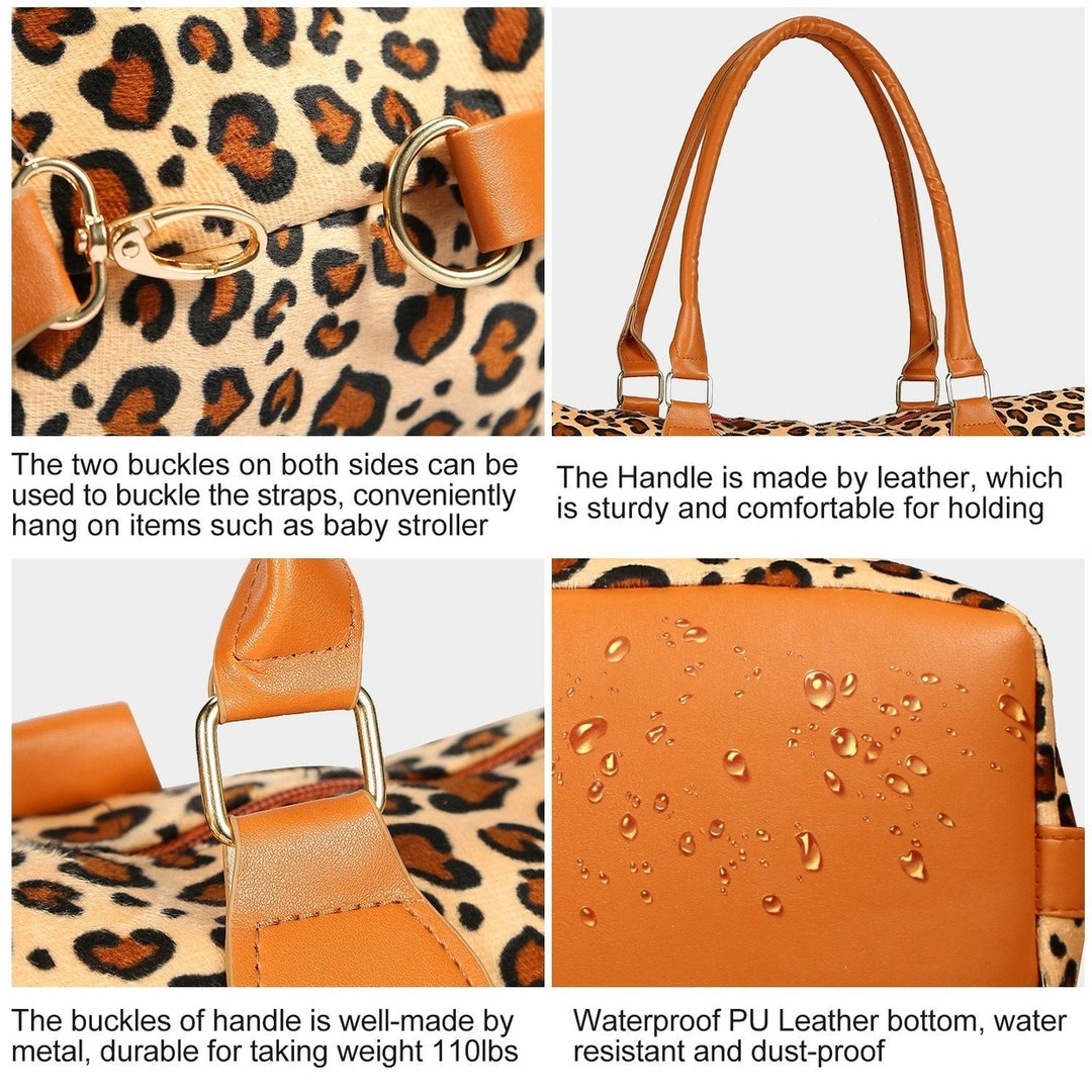 Women Duffle Bag Travel Luggage Bags Weekend Overnight Bag Tote Bags Shoulder Handle Bags Image 6