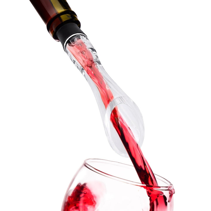 Wine Aerator Pourer Spout Decanter Spout Attachable In-Bottle Wine Drip Stopper Image 8