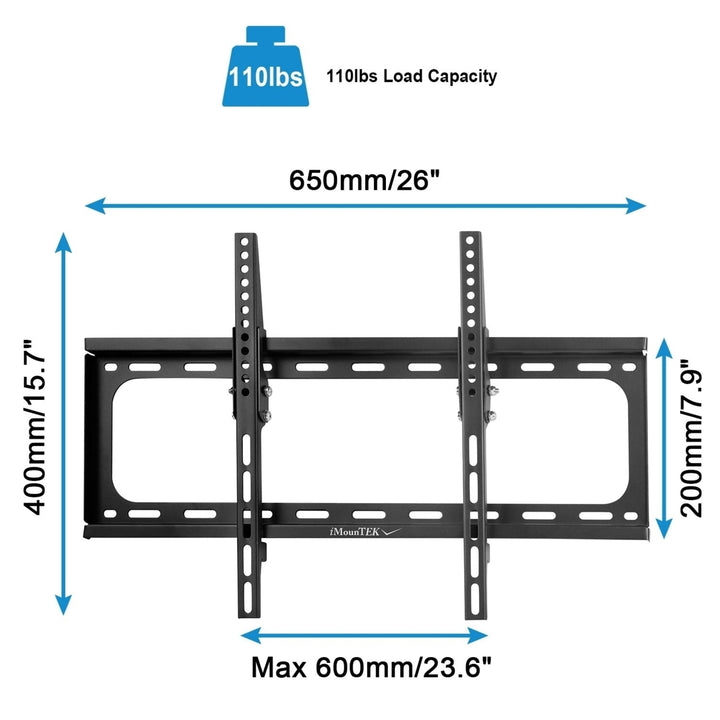 Tilt TV Wall Mount Bracket For 37 to 70in LED LCD PLASMA Flat TV VESA Image 7