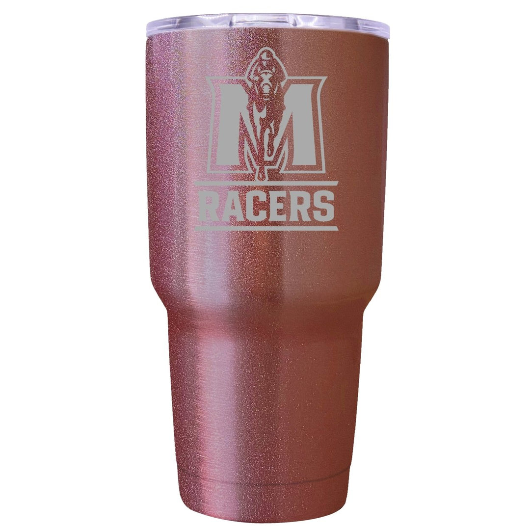 Murray State University Premium Laser Engraved Tumbler - 24oz Stainless Steel Insulated Mug Rose Gold Image 1