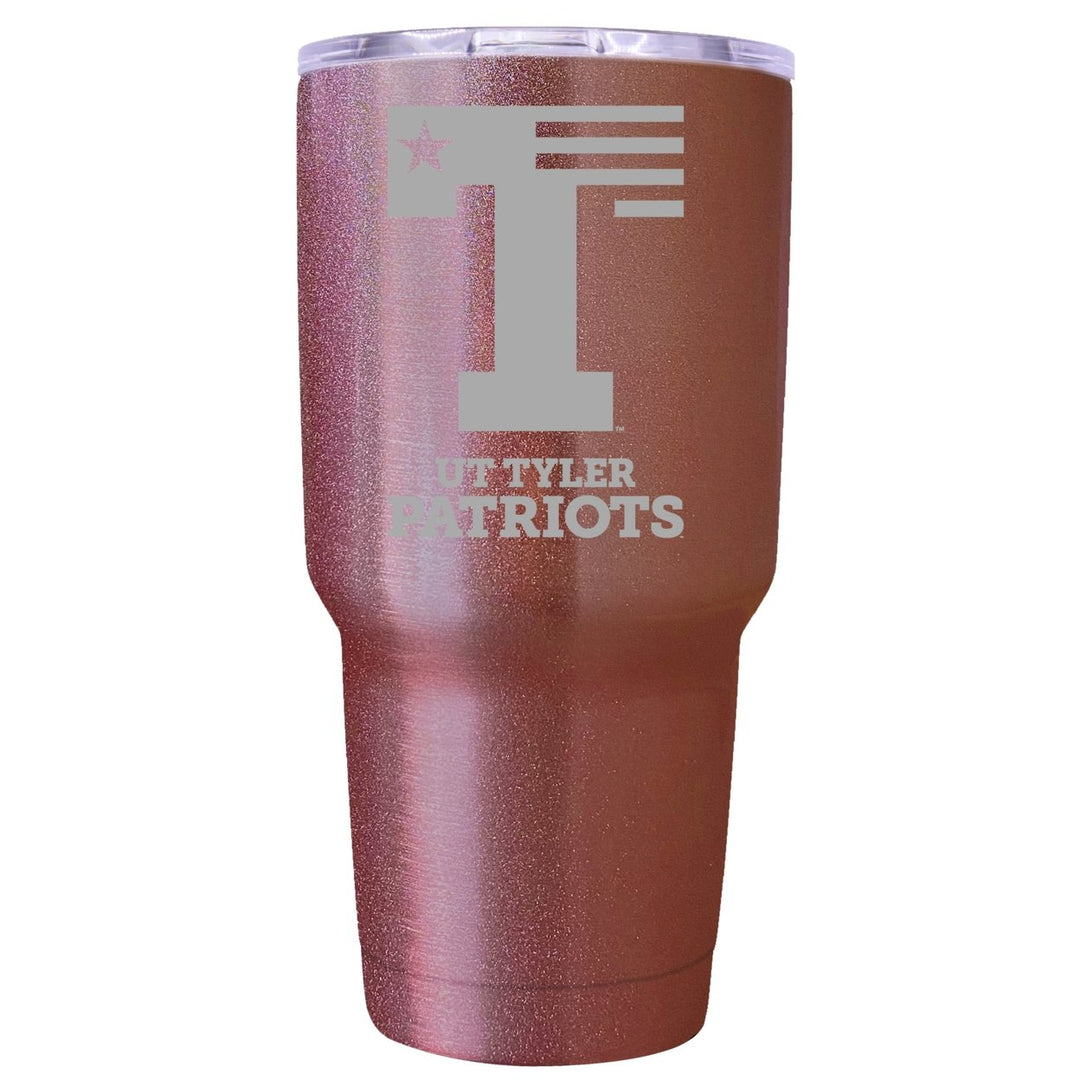 The University of Tyler at Texas 24 oz Insulated Tumbler Etched - Rose Gold Image 1