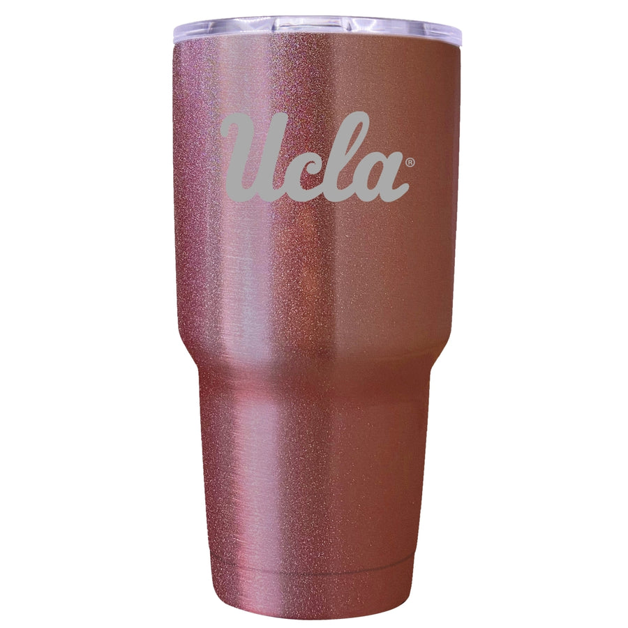 UCLA Bruins Premium Laser Engraved Tumbler - 24oz Stainless Steel Insulated Mug Rose Gold Image 1