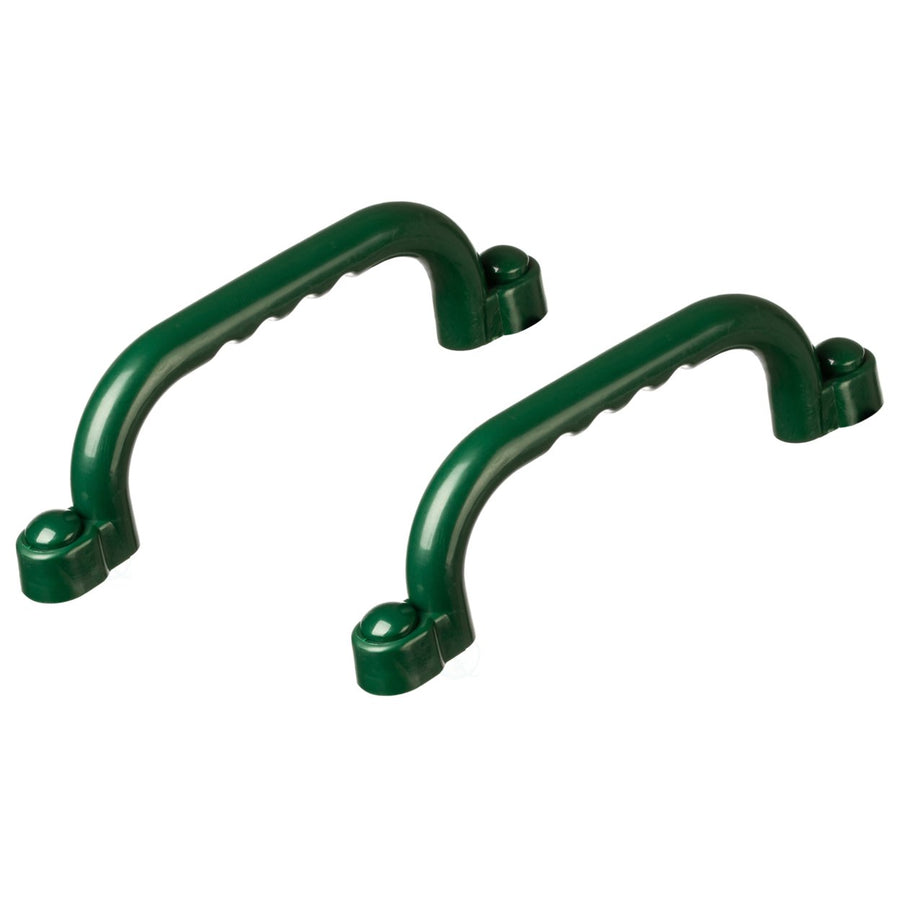 Green Plastic Safety Grab Handles Set 9.5 inch Playhouse Grip Bars for Kids Image 1