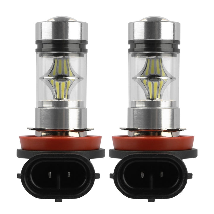 2PCS 1000lm 100W H8 H9 H11 LED Fog DRL Light Bulb IP65 Water Resistant 360 Degree Beam Angle 6000K White Image 10