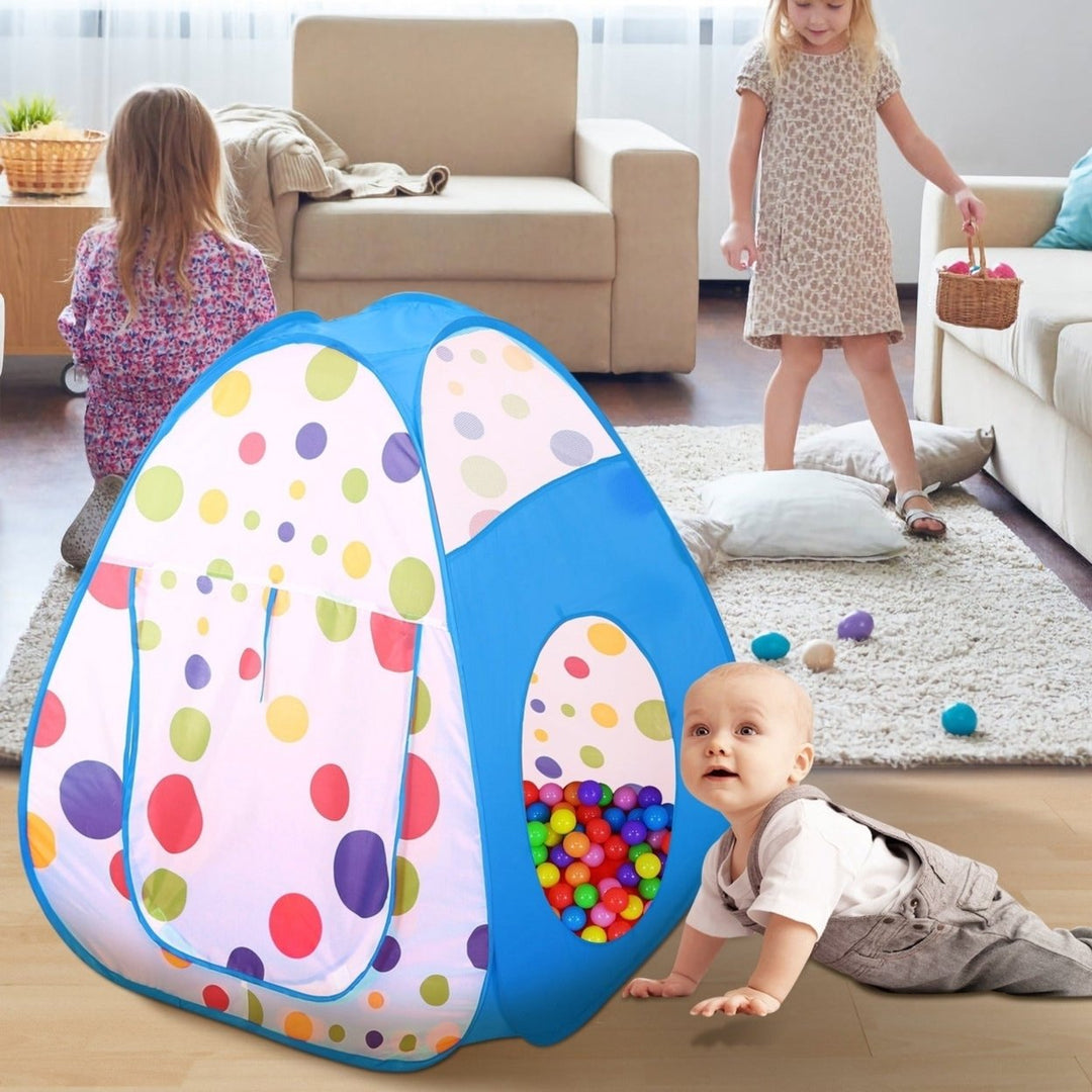 3 In 1 Child Crawl Tunnel Tent Kids Play Tent Ball Pit Set Foldable Children Play House Pop-up Kids Tent Image 9