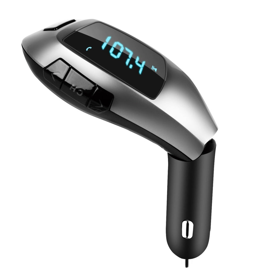 Car FM Wireless Transmitter USB Charge Hands-free Call MP3 Player Image 1