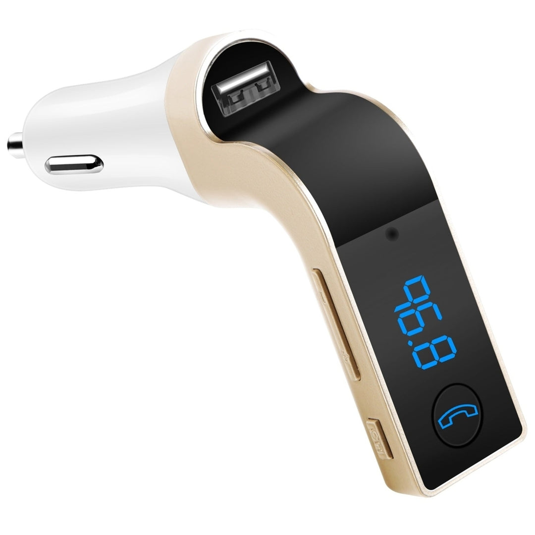 Car Wireless FM Transmitter USB Charger Hands-free Call MP3 Player MMC Card Reading Aux-in LCD Display Image 10