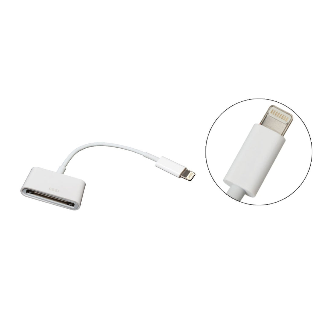 8PIN TO 30PIN CHARGE SYNC CONVERTER CABLE ADAPTER FOR IPHONE 5 iPad Mini iPod NANO 7th Image 3