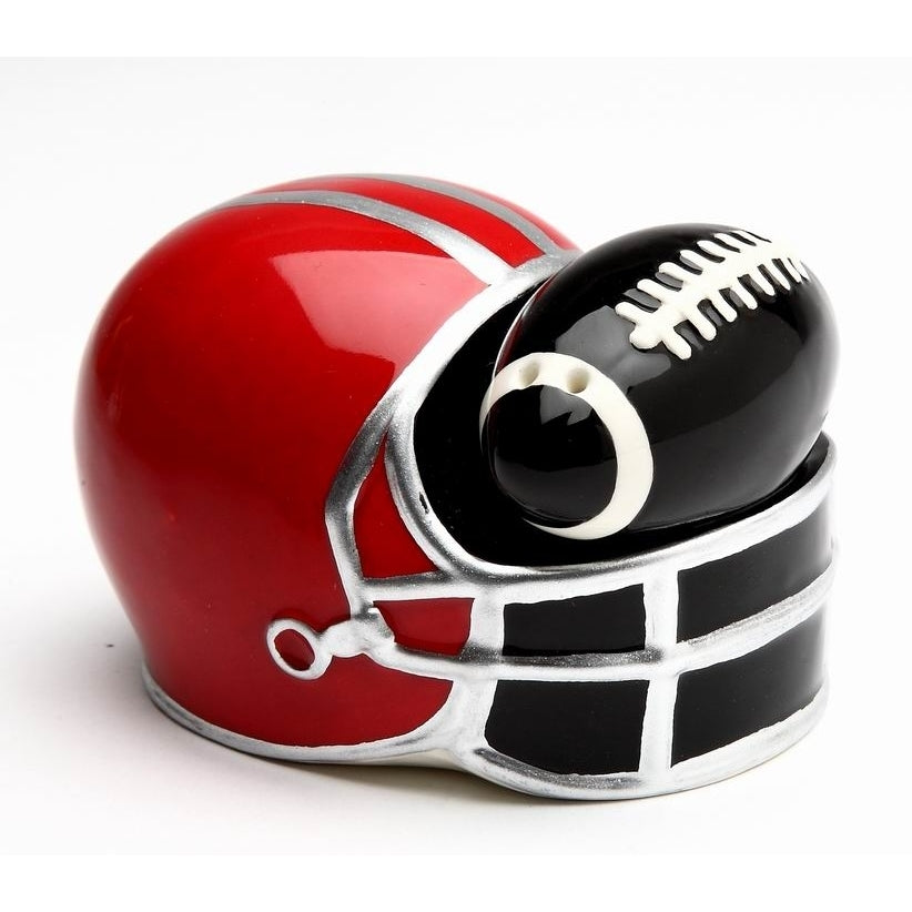 Ceramic Football and Helmet Salt and Pepper ShakersHome DcorKitchen Dcor, Image 3