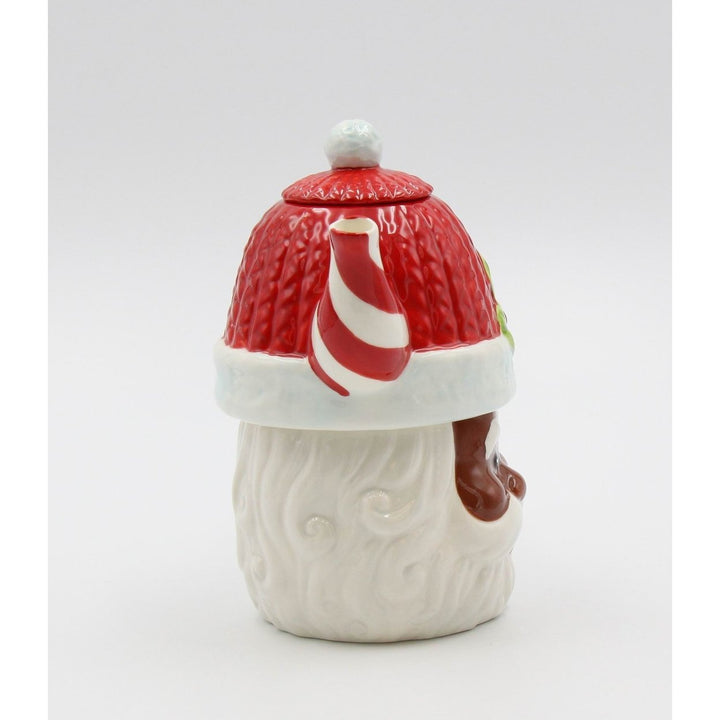 Ceramic African American Christmas Santa Tea For One 11oz Mug 15oz Pot Decor Image 4