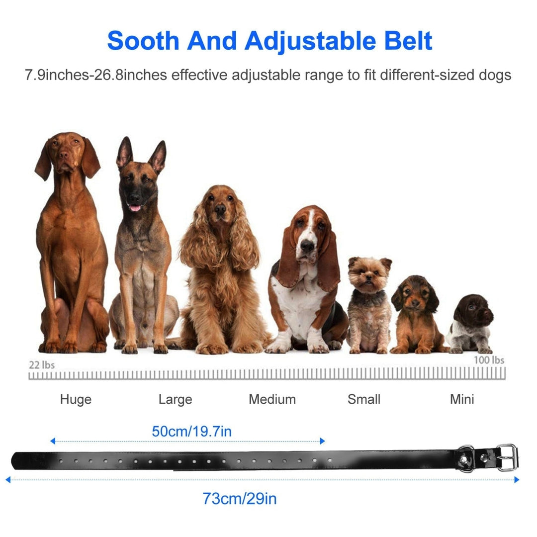 Dog Training Collar Receiver IP67 Waterproof Dog Bark Shock Collar Accessories Adjustable Belt Image 3