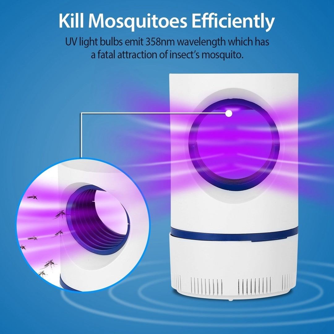 Electric Mosquito Trap Mosquito Killer Lamp with USB Power Supply Portable Fruit Fly Trap Image 4