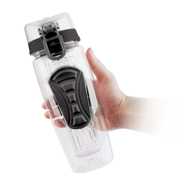 Fruit Infuser Water Bottle 32OZ Juice Shaker Sport with Flip Top Lid Anti-Slip Grips For Office Home Sport Running Image 11
