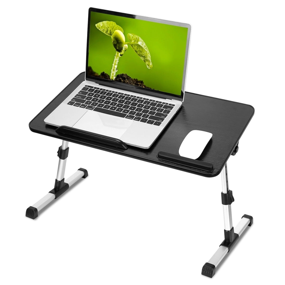 Foldable Laptop Stand Height Angle Adjust Notebook Bed Desk Breakfast Reading Table L Size Image 10