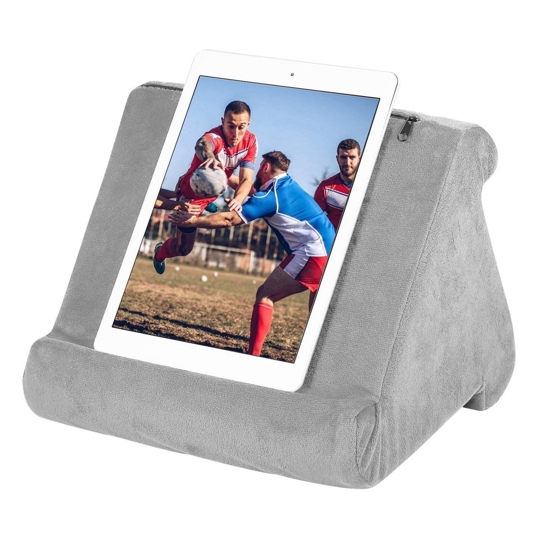 Multi-Angles Soft Tablet Stand Tablet Pillow for iPad Smartphones E-Readers Books Magazines Image 3