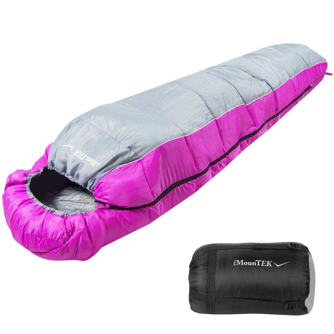 Mummy Sleeping Bag Camping Sleeping Bags for Adults Outdoor Soft Thick Water-Resistant Moisture-proof Image 2