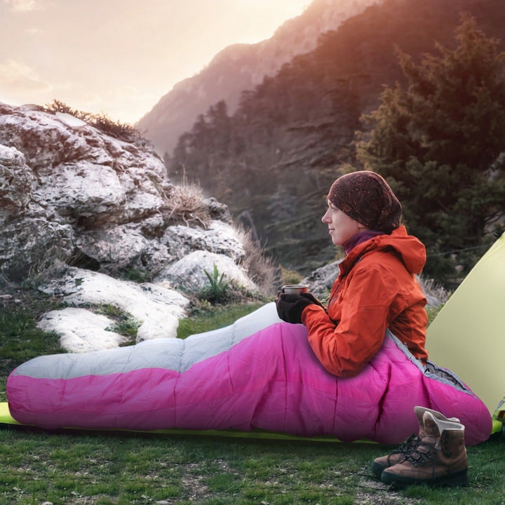 Mummy Sleeping Bag Camping Sleeping Bags for Adults Outdoor Soft Thick Water-Resistant Moisture-proof Image 6