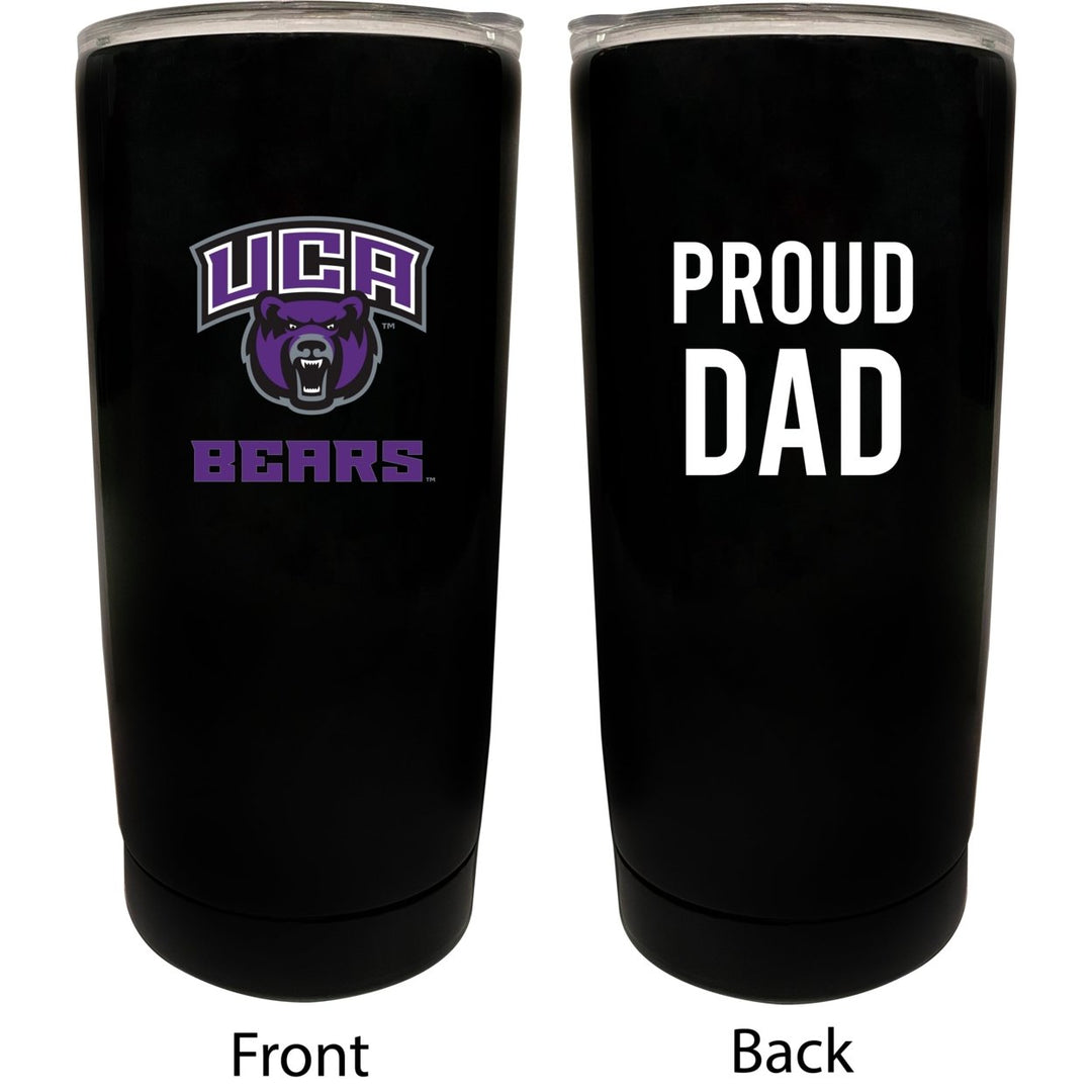 Central Arkansas Bears Proud Dad 16 oz Insulated Stainless Steel Tumblers Image 1