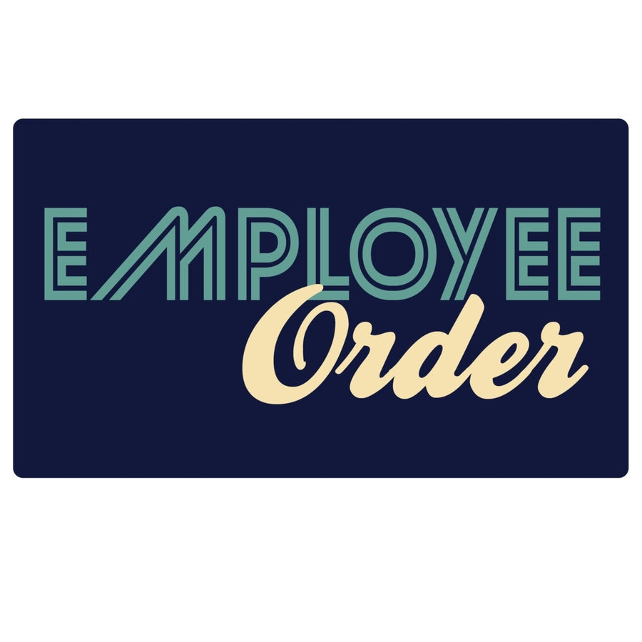 Employee Order Decal Image 1