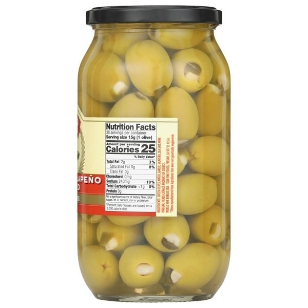 Star Garlic and Jalapeno Stuffed Olives20.46 Ounce Image 2