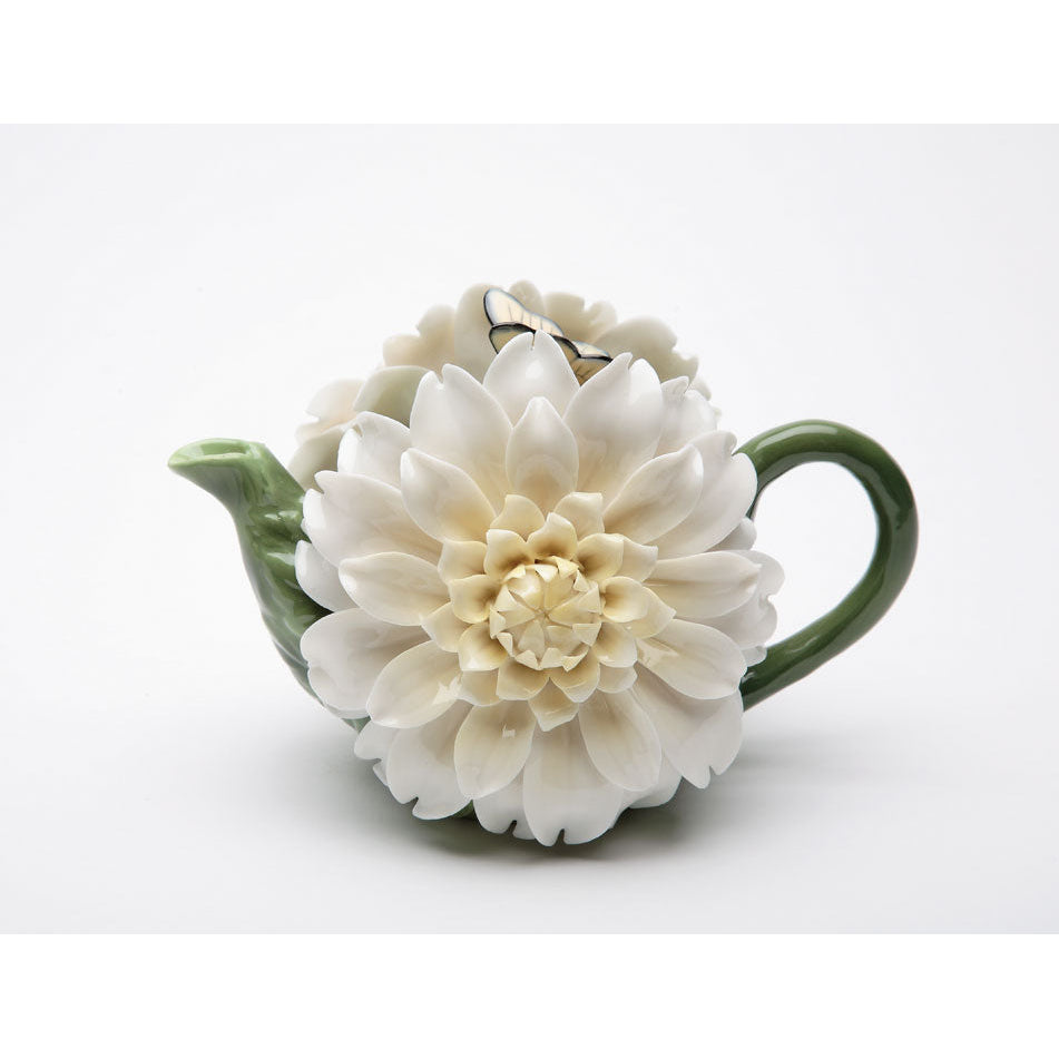 Ceramic Daisy Flower Teapot 6 3/8 Inch Spring  Mom Image 3