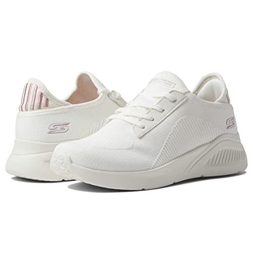 Skechers Womens BOBS Buno - Call Me Sneaker White - 117152-WHT WHITE Image 1