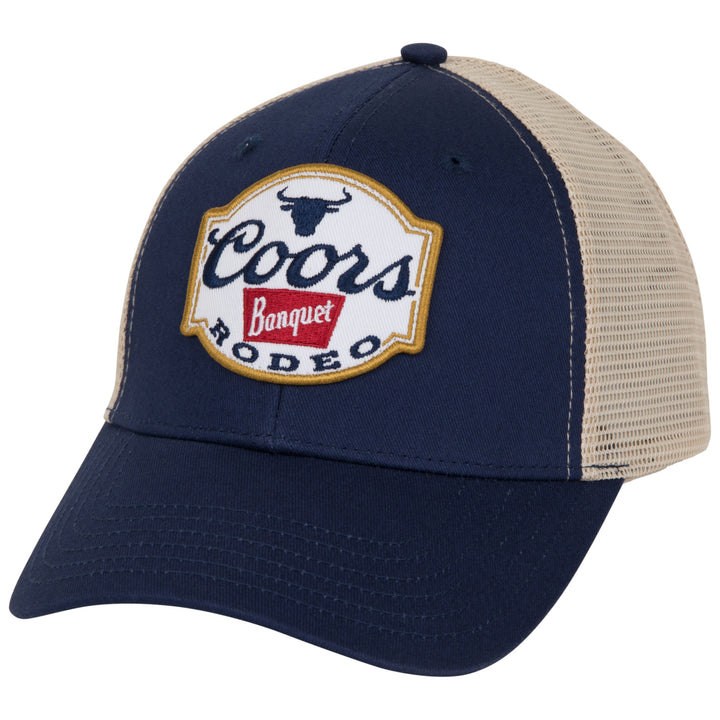 Coors Banquet Rodeo Logo Navy Colorway Adjustable Trucker Hat Image 1