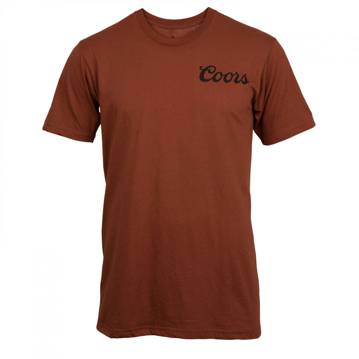 Coors Sunset Rider Front and Back Print T-Shirt Image 2