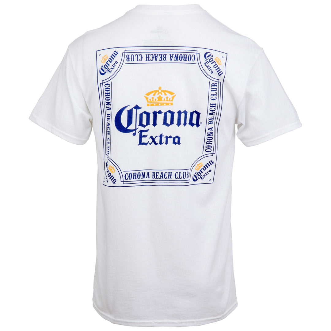 Corona Extra Beach Club Front and Back Print T-Shirt Image 3