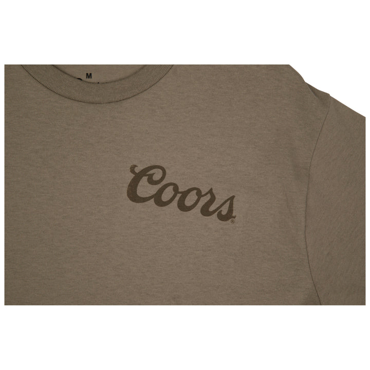 Coors Banquet Rodeo Bull Rider Front and Back Print T-Shirt Image 4