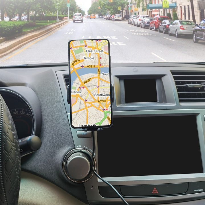 Car Wireless Phone Charger Car Air Vent Phone Mount Holder Bracket Fast Charge 15W 10W 7.5W Automatic Clamping Image 10