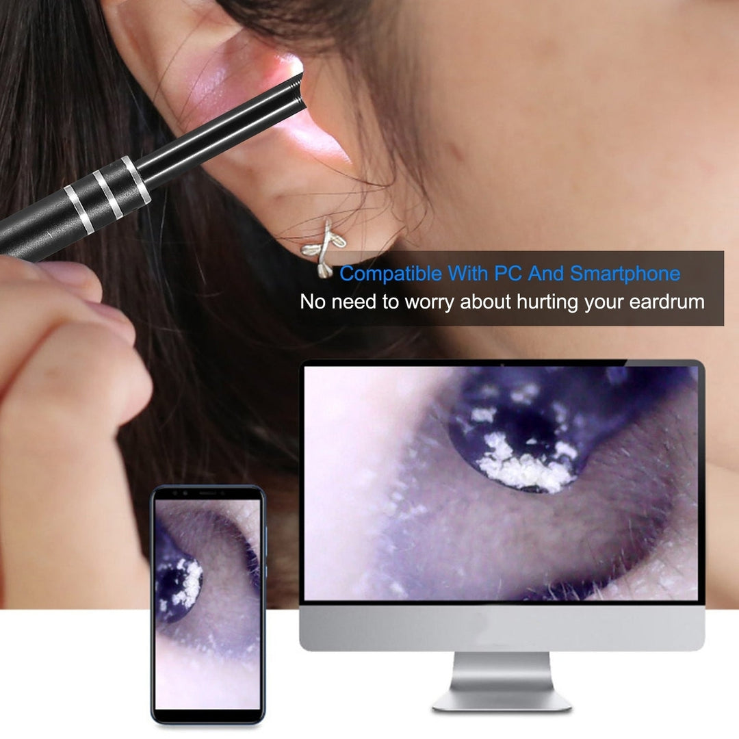 Ear Endoscope Otoscope Visual Earpick Ear Cleaning Camera Ear Wax Removal Tool IP67 Waterproof Image 9