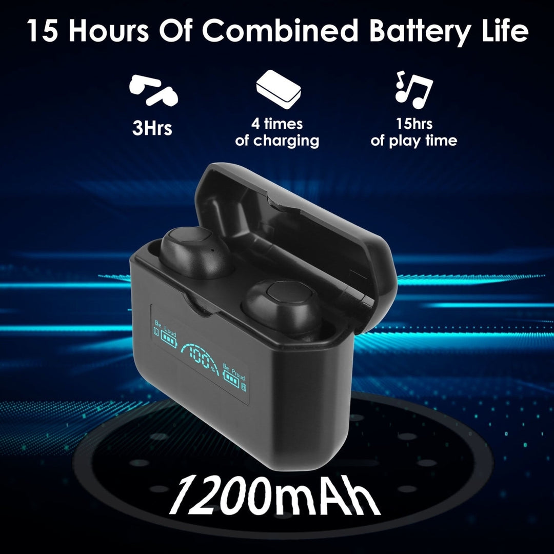 5.1 TWS Wireless Earbuds Headphone in-Ear Earphone Headset with Charging Case Image 4