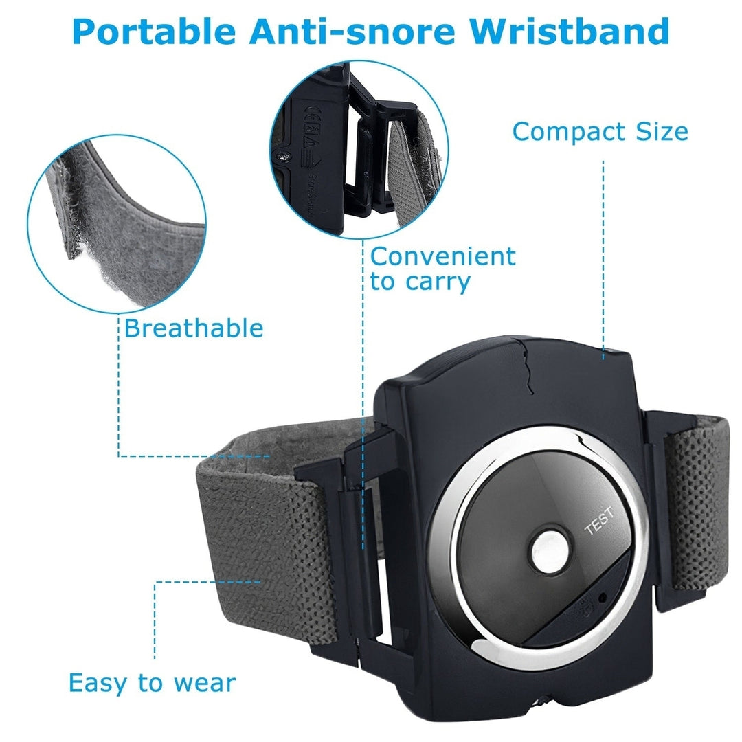 Anti-snore Wristband Infrared Intelligent Snore Reducing Device with Conductive Film Image 4