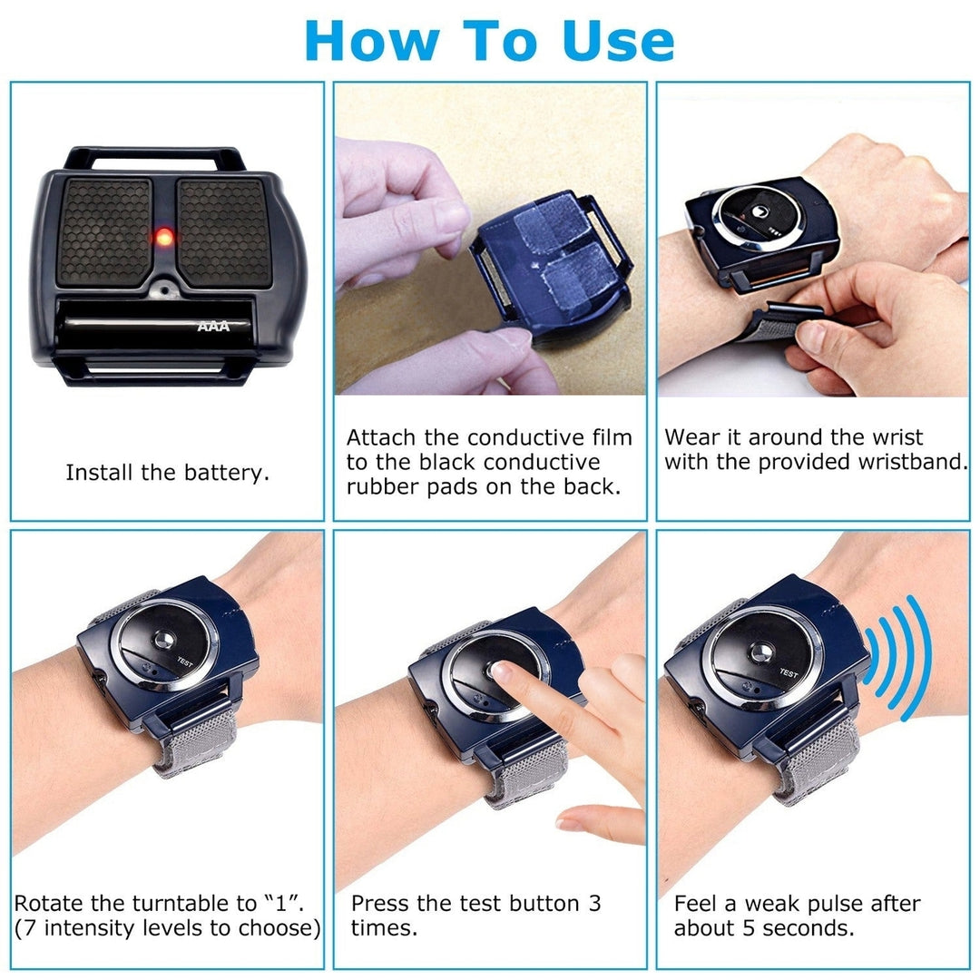 Anti-snore Wristband Infrared Intelligent Snore Reducing Device with Conductive Film Image 6
