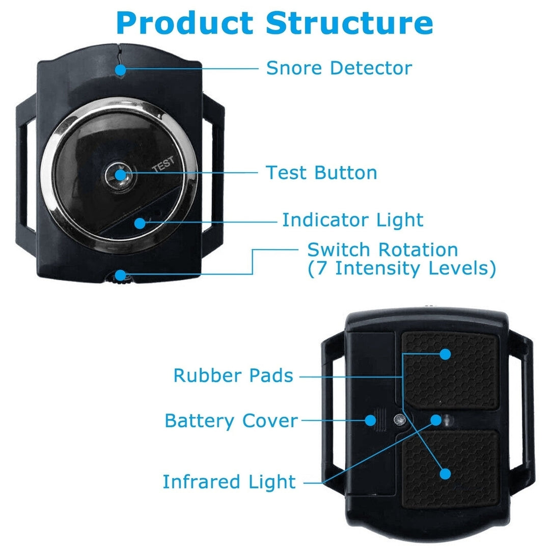 Anti-snore Wristband Infrared Intelligent Snore Reducing Device with Conductive Film Image 7