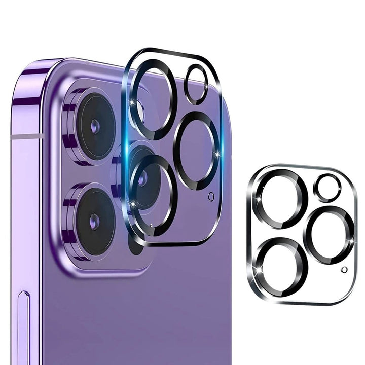 2Packs Ultra HD Camera Lens Protectors 9H Hardness Tempered Glass Camera Lens Protectors Image 1