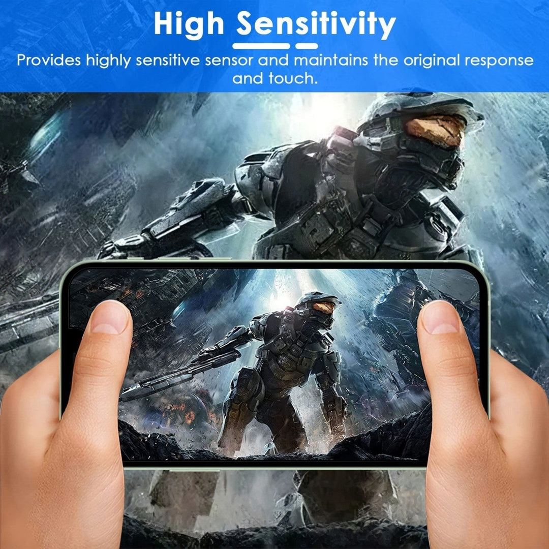 2Pcs HD Clear Screen Protectors 2Pcs Camera Len Protectors Tempered Glass Film Full Coverage Screen Protector Set Image 12