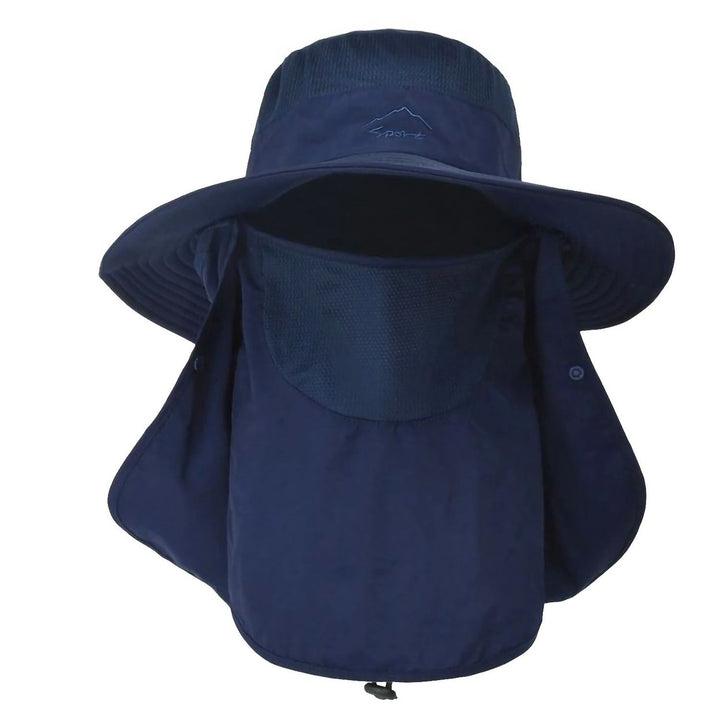 Fishing Bucket Hat Wide Brim Breathable Unisex Hat Sunlight-proof Removable Neck Face Fishing Cap For Fishing Hiking Image 3