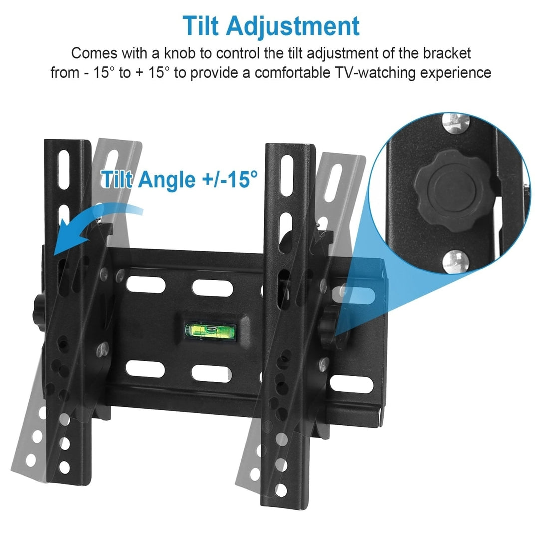 TV Wall Mount TV Wall Holder Bracket Support 15 To 43 inch Flat TV Max Hole Distance 200 Plus 200mm Hold Up To 55lbs Image 4